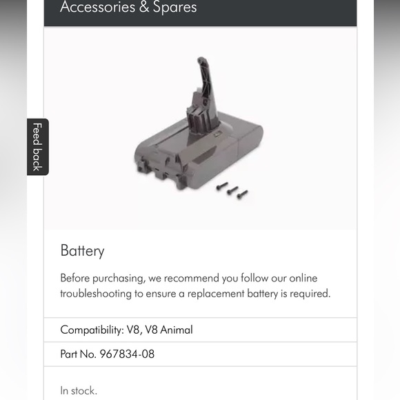 Dyson Other Dyson Power Pack Screws Service Assy Poshmark